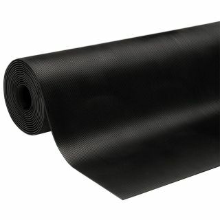 Rubber loper op maat fijnrib – 3 mm  (max breedte 120 cm) 