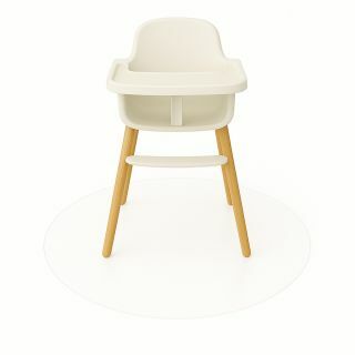 Knoeimat | rond transparant 110cm