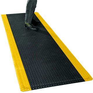 Ergonomische-mat-geel-13mm-veilligheidsmat-zwart-geel