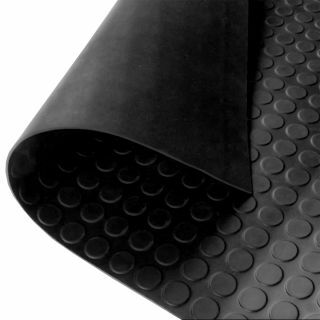 Tapis caoutchouc antidérapant, pastillé - 3 mm (largeur max. 120 cm)