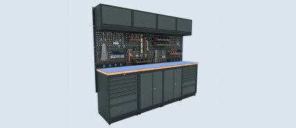 werkbank met gereedschap
